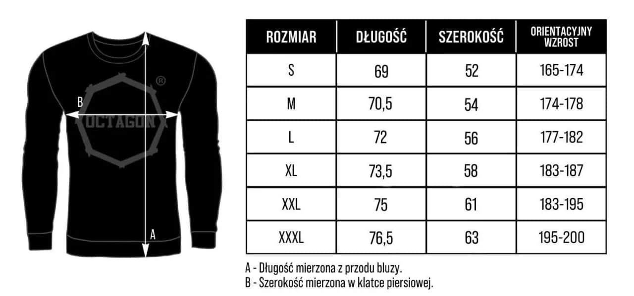 Bluza Octagon Tyle szans ile odwagi – wyjątkowy styl i jakość