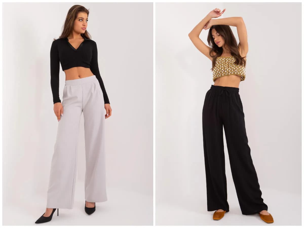 Idealne bluzki do szerokich spodni z wysokim stanem, które zachwycą