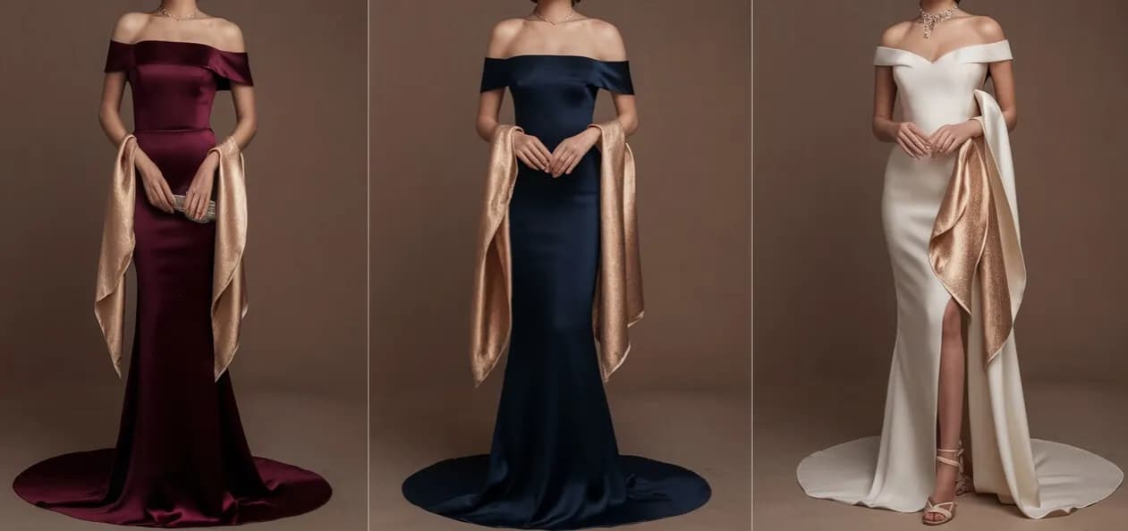 Jak założyć szal do sukni wieczorowej, by wyglądać olśniewająco